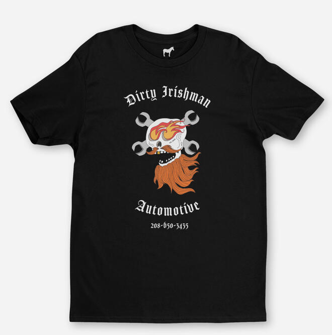 Dirty Irishman Automotive Logo Design