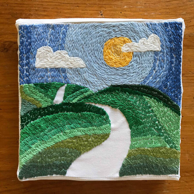 Embroidered Wall Art