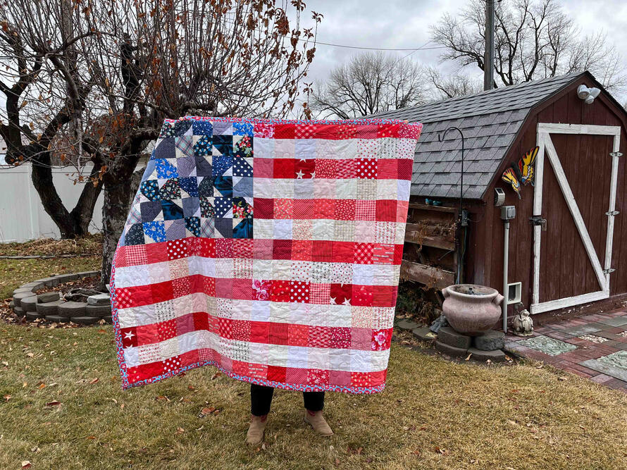 American Flag Quilt